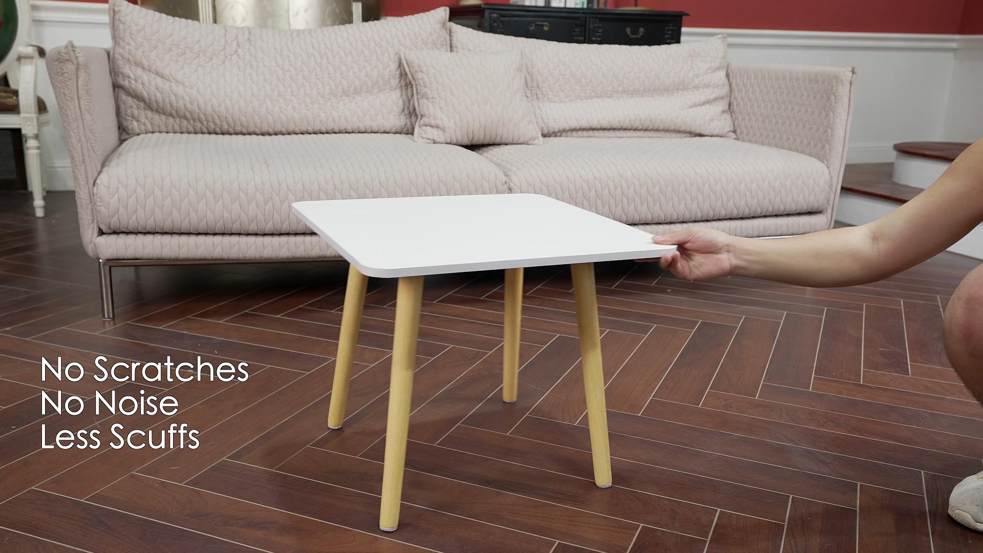 258 Patins En Feutre Autocollants - Lot Multi-tailles (ronds/carrés 19mm à 38mm) + Pare-chocs - Protection Sol Et Meubles