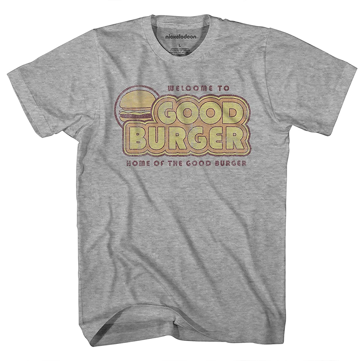 Nickelodeon Mens Good Burger Shirt 90's Good Burger Keenan and Kel Vintage T-Shirt