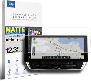 Glass Screen Protector Designed for 2023 Nissan Altima Infotainment 12.3Inch Touchscreen Altima Screen Protector Accessories Anti Fingerprint Anti Glare (Matte)