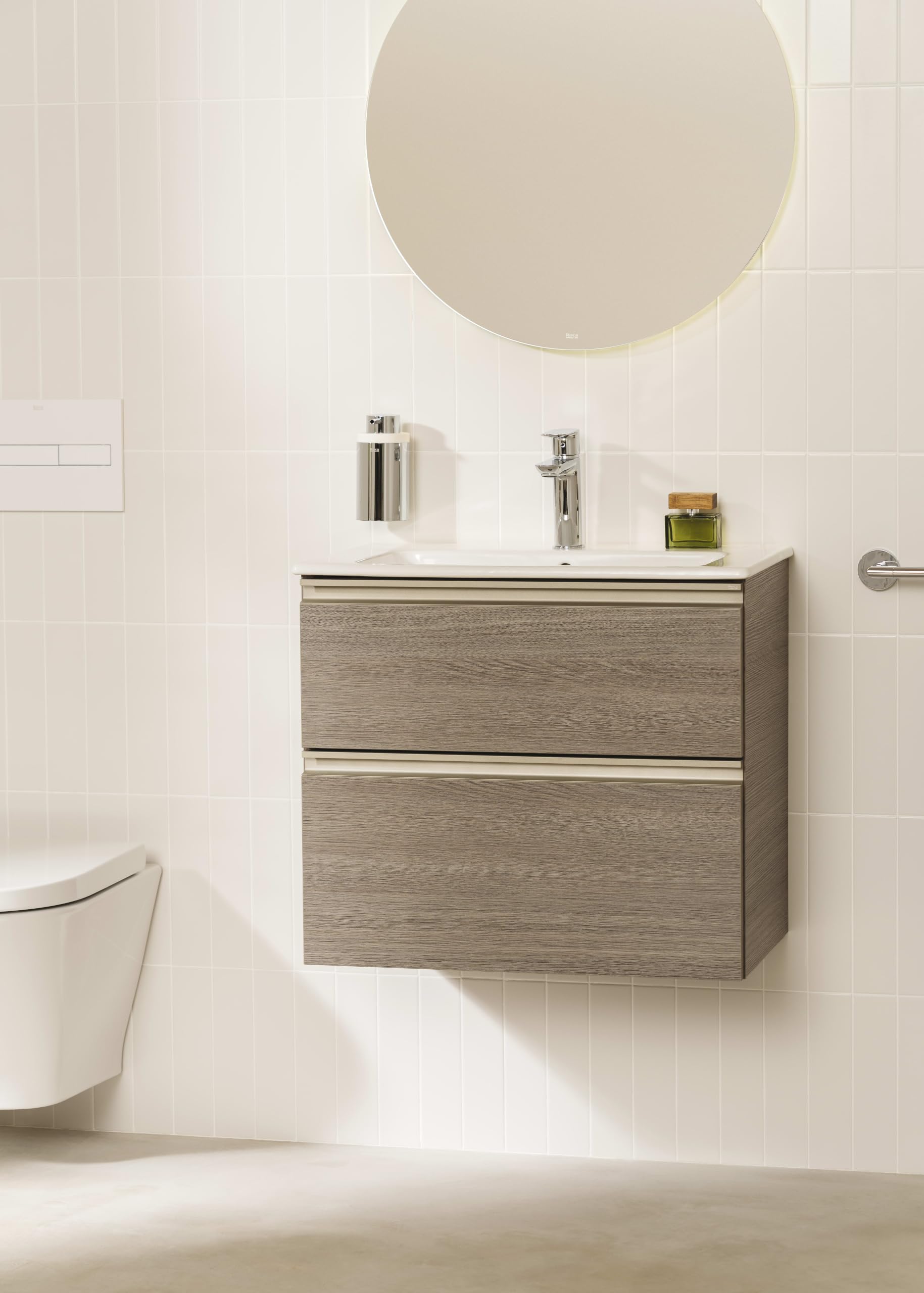 Toallero de Lavabo Roca Hotels Round 481 mm Metal Cromado A817575C00
