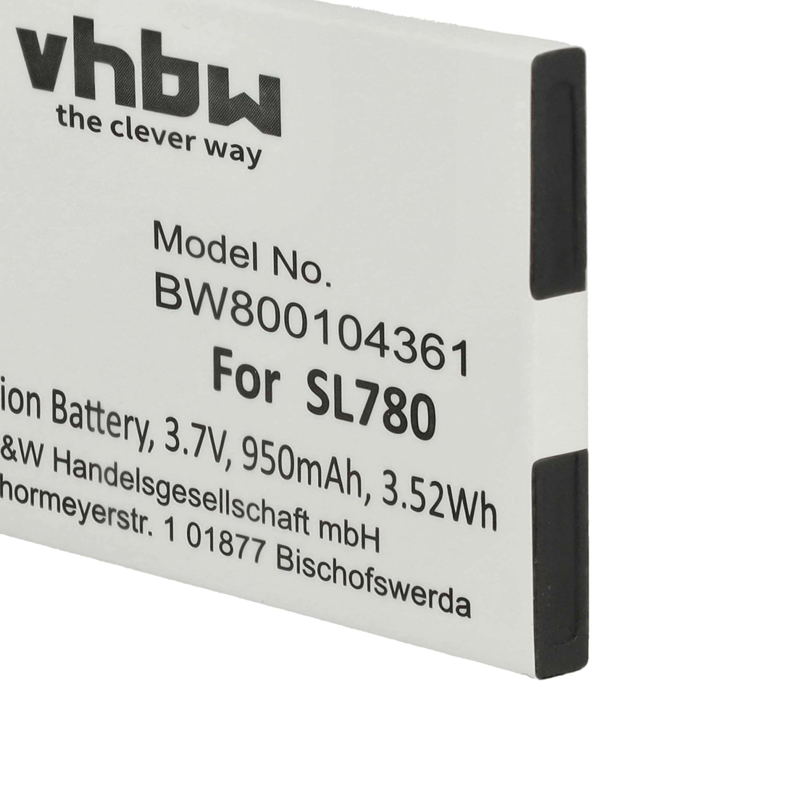 vhbw 10x batteria compatibile con Siemens Gigaset SL350, SL350H, SL450, SL400A, SL400, SL400H telefono fisso cordless (950mAh, 3,7V, Li-Ion)