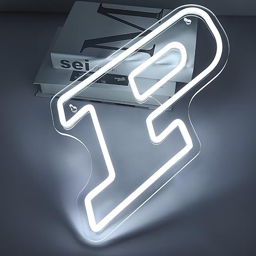 Miniatura 2 de Letrero LED de neón universitario para dormitorio, letra P de neón para cueva de hombre, decoración de dormitorio para estudiantes universitarios,