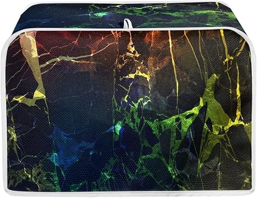 Miniatura 2 de Dolyues Cubierta para tostadora de mármol de 4 rebanadas, cubiertas pequeñas para electrodomésticos de cocina con gancho superior, cubierta para
