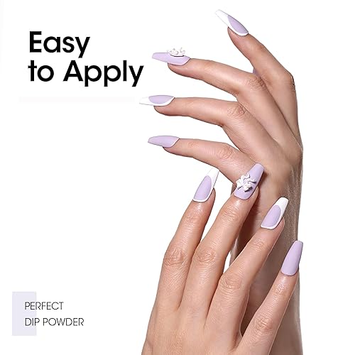 Miniatura 4 de GELLEN Juego de esmaltes de uñas de gel, 6 colores clarooscuro, morado real, rosa, sereno, lavanda, lámpara de uñas de remojo, esmalte de gel de