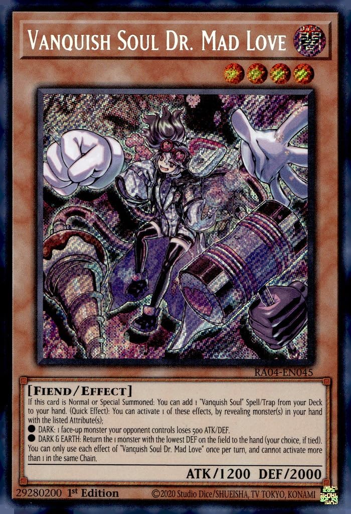 Amazon.com: Vanquish Soul Dr. Mad Love (Secret Rare) - RA04-EN045
