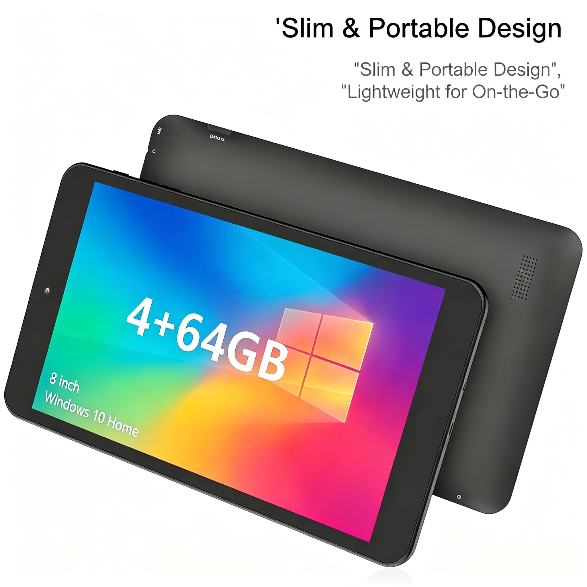 8 Zoll Windows Tablet, 4 GB RAM 64 GB ROM Windows 10 Home Tablets Computer