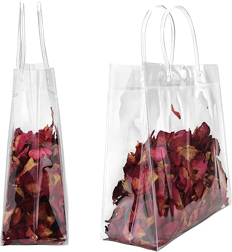 Miniatura 6 de BadenBach 16 bolsas de regalo de plástico transparente con asa, bolsa de plástico transparente para regalo, bolsas de regalo para el día del padre,