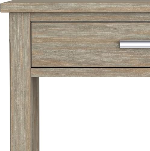 Miniatura 9 de Simpli Home Kitchener mesa de centro, color nogal oscuro, Pino, Distressed Grey