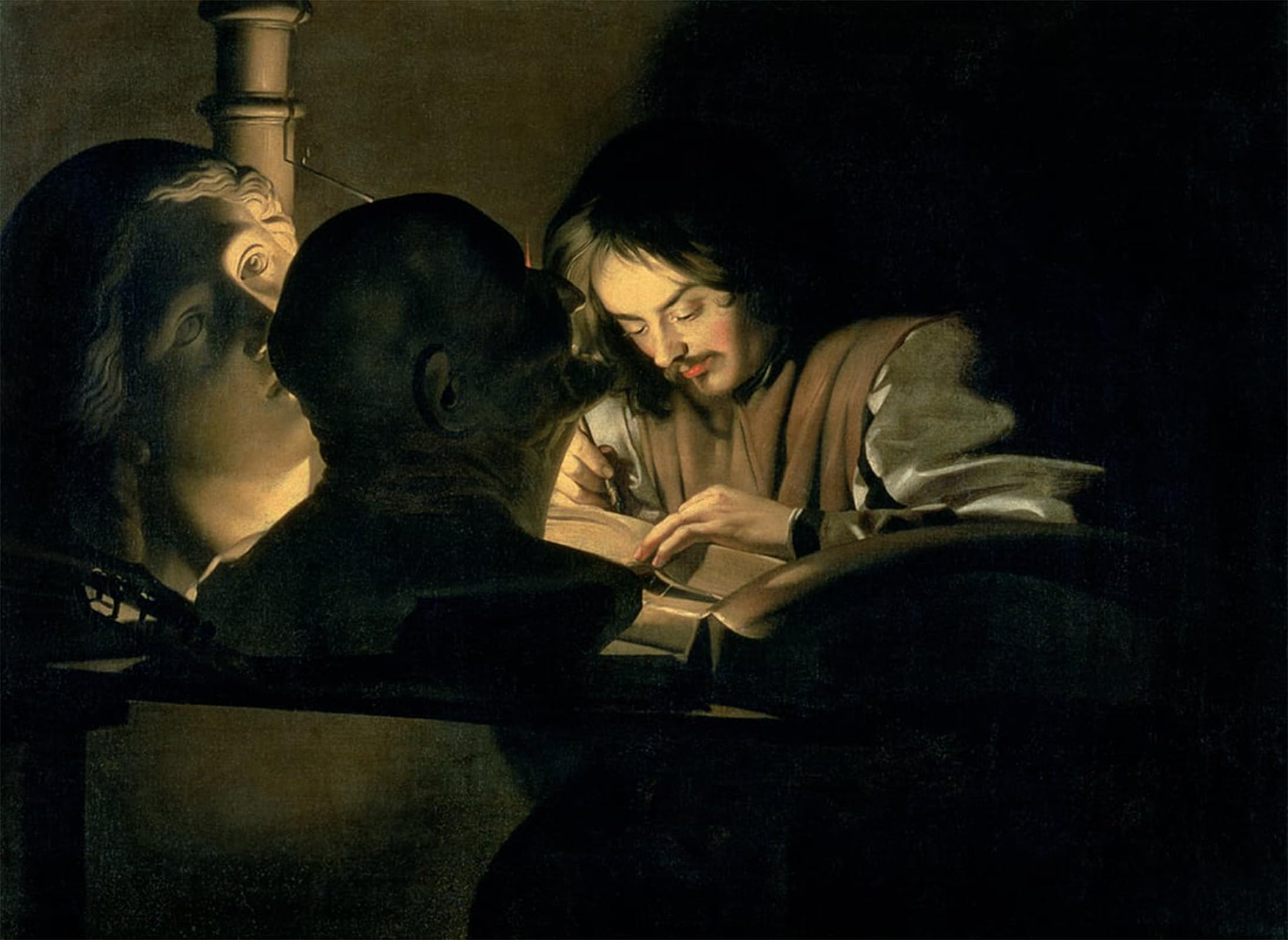 Art mural classique Honthorst, impression sur toile premium 60x90