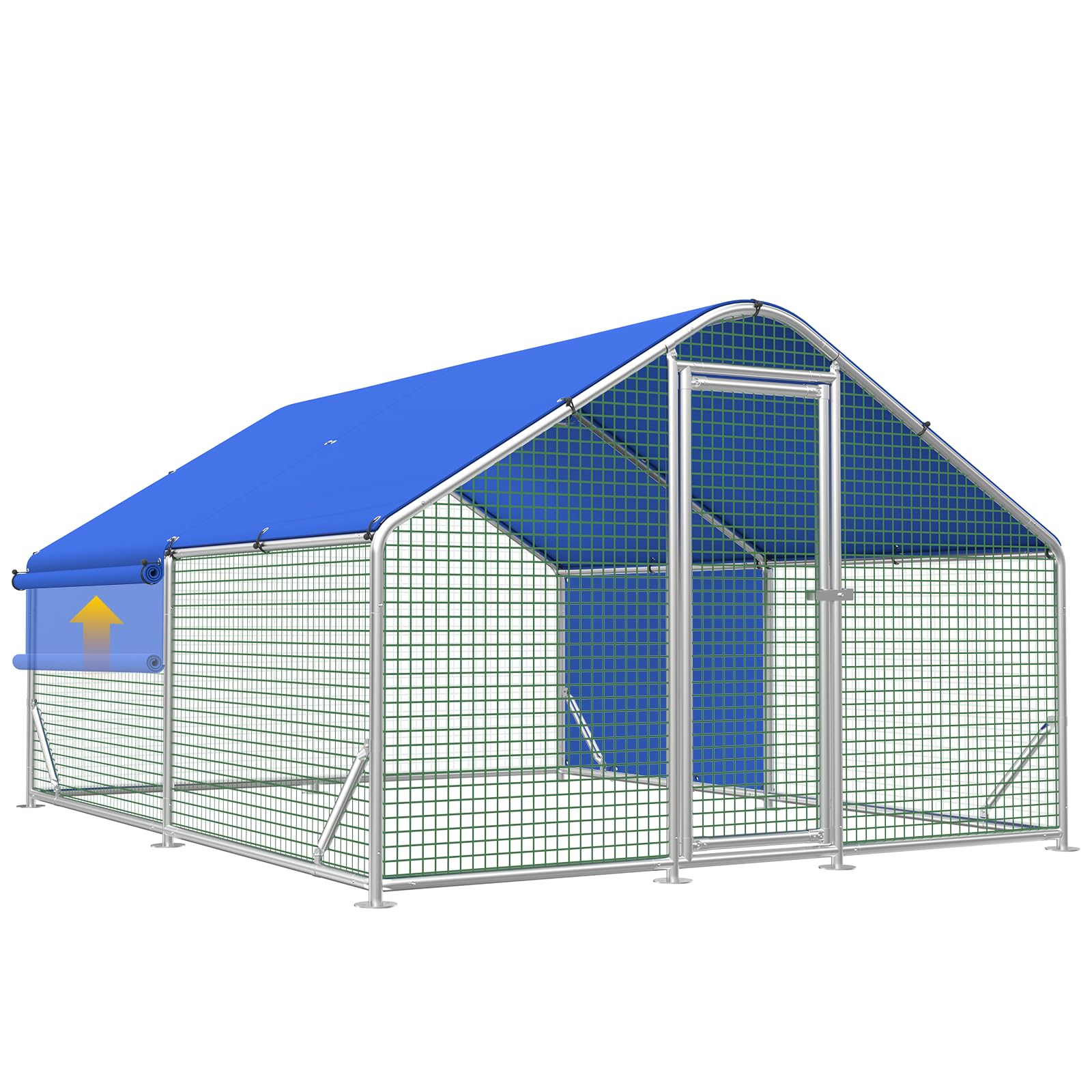 Guiferland Metal Chicken Coop Run