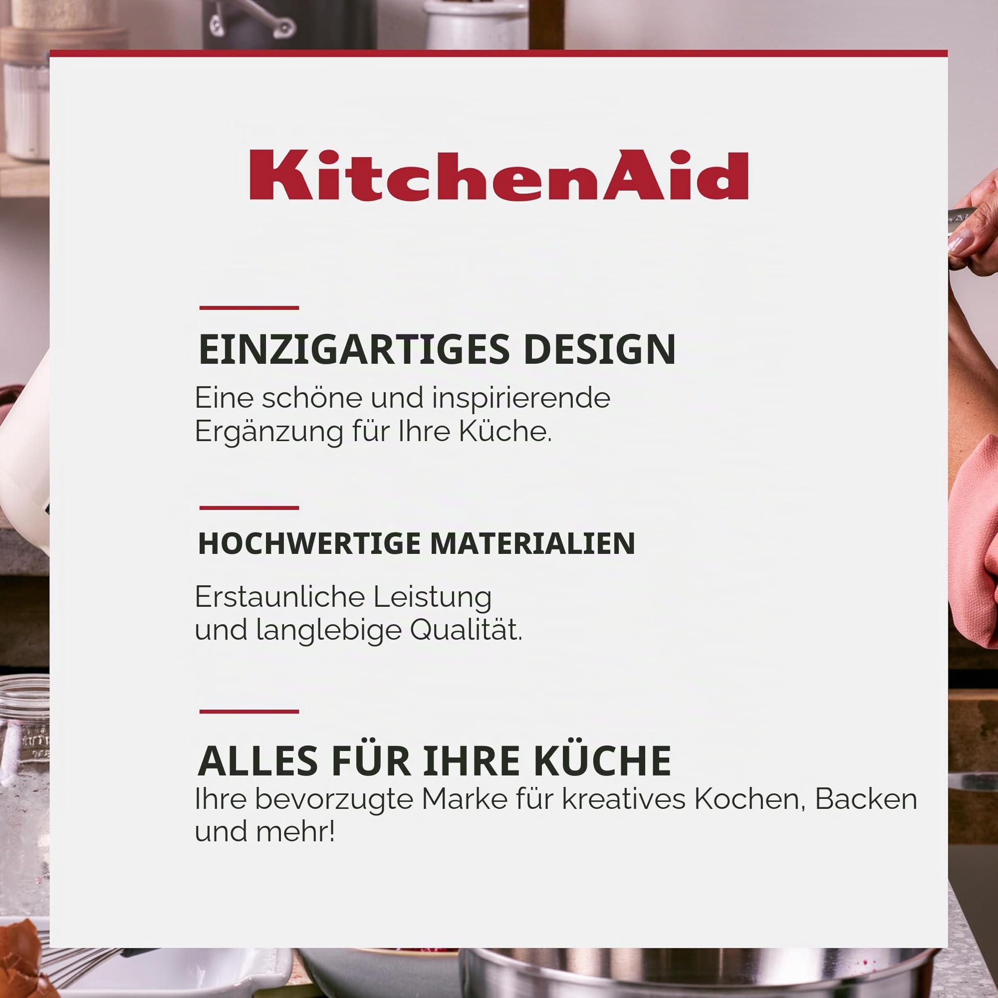 KitchenAid Pfannenset induktion I Classic Frying Pan Set I Pfannen-Set 20/24/28 cm I Hart Anodisiert, PFAS-freie Gesunde Keramische Antihaftbeschichtung, Ofen- und Spülmaschinenfest I Schwarz