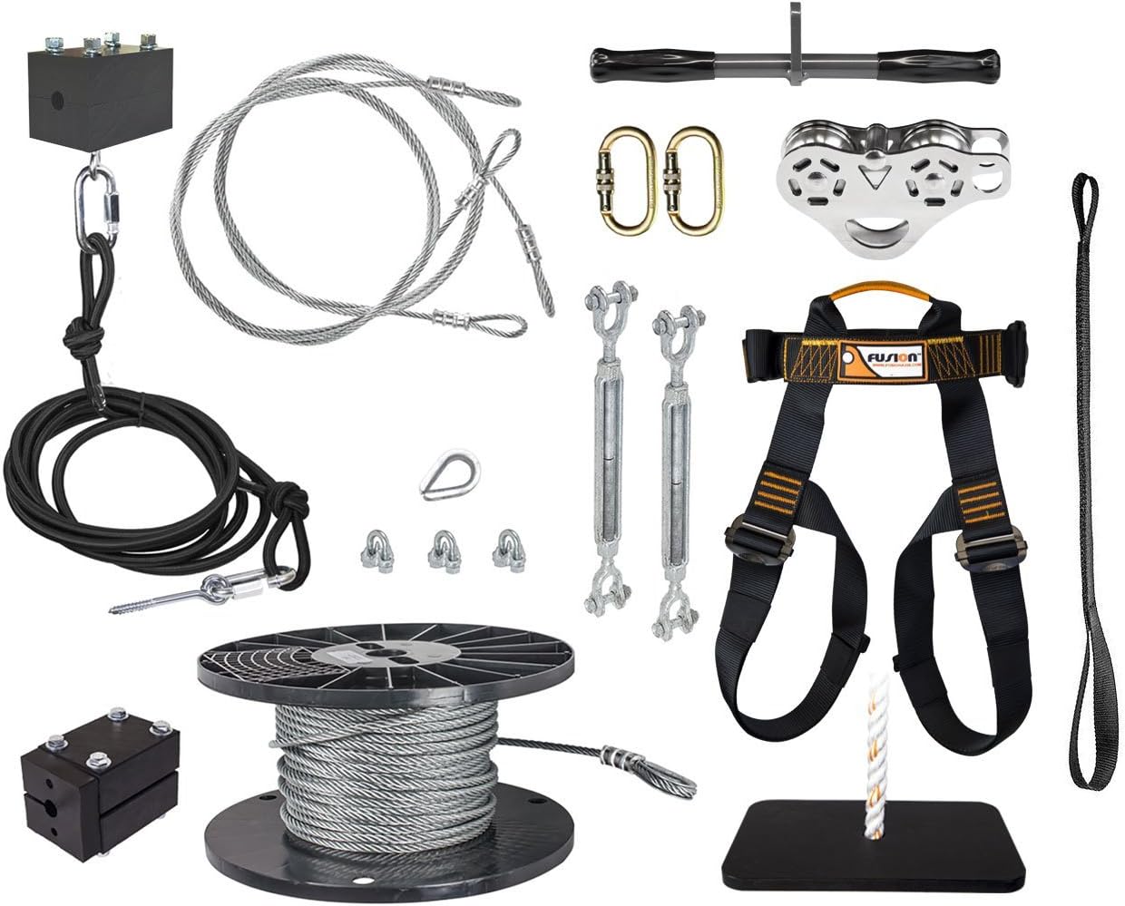 Buy ZLP Manufacturing 200 FT Ultimate Torpedo Zip Line Kit 516