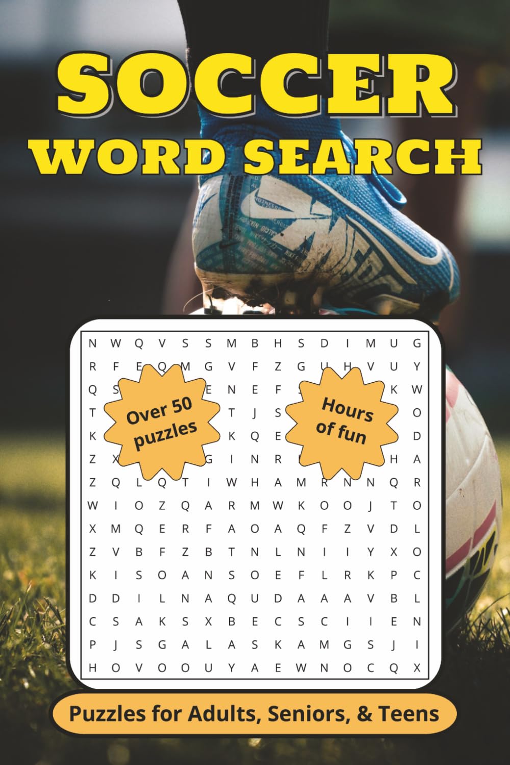 Soccer Word Search Puzzle Book: Word searches with easy to read print about soccer, football, sports and more │ 6x9 inches, 110 pages │ 50+ puzzles … ... and free times (JC Northern Publishing)