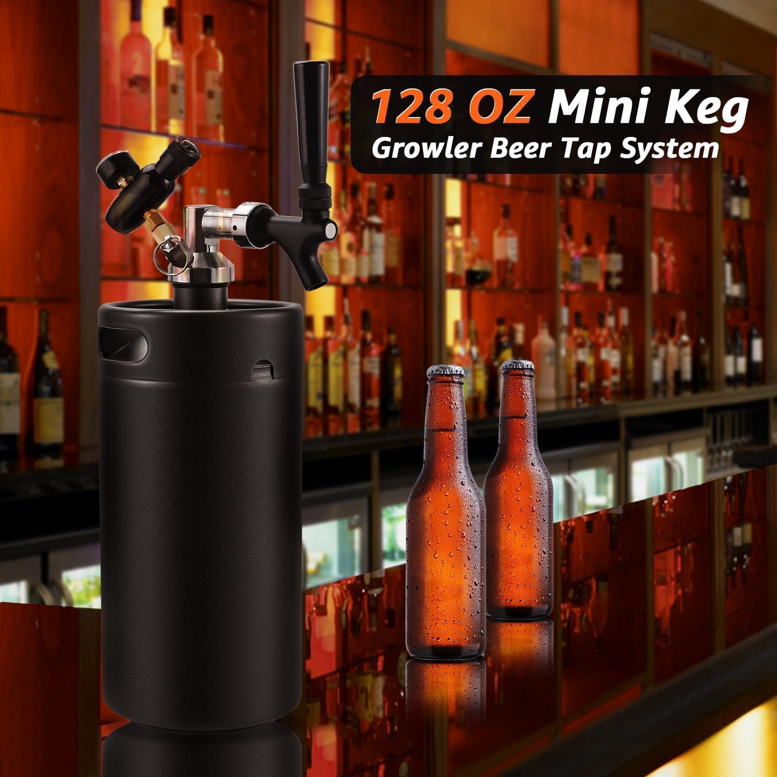 Sistema de grifo Growler de 128 onzas