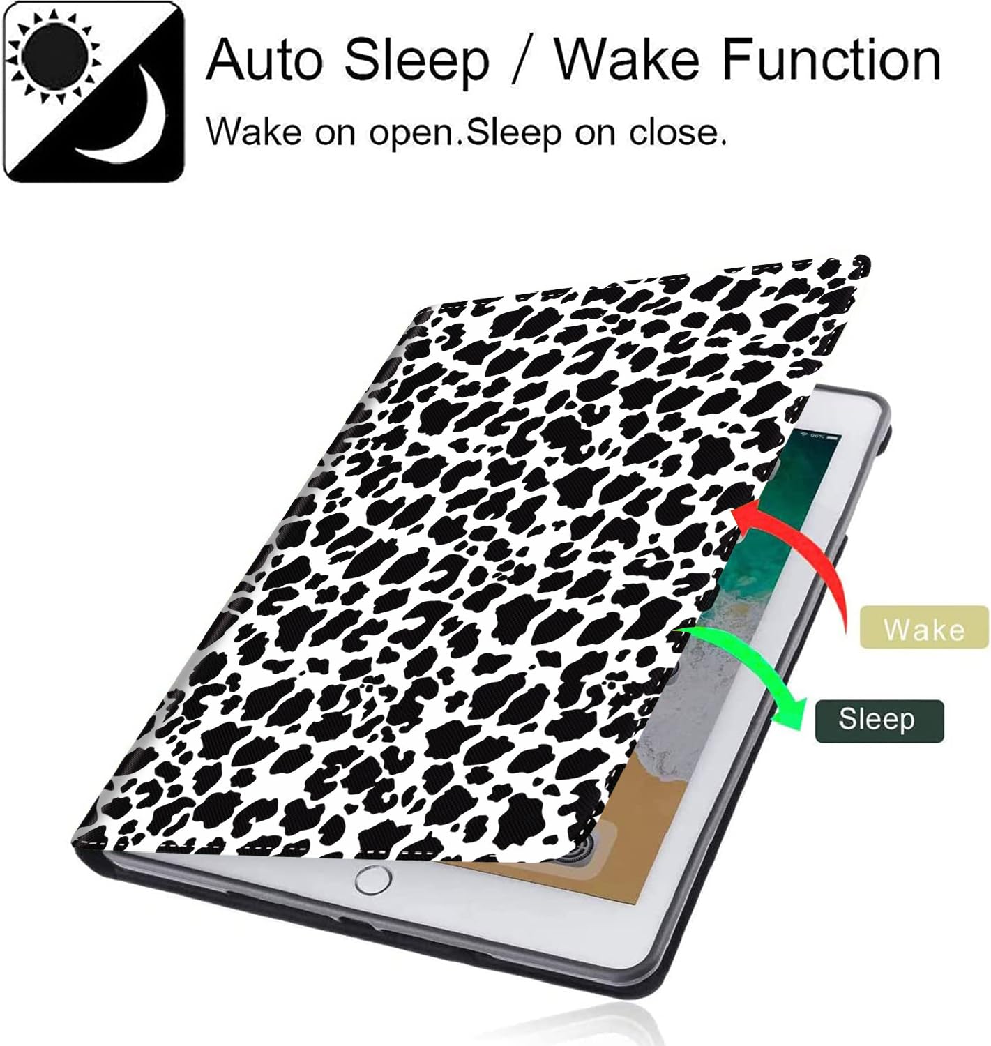 IPad Mini 5 Case, Lspcase Case For IPad Mini 4/3/2/1 Leather Wallet Folio Card Slots Magnetic Leather With Auto Sleep/Wake Function For Apple IPad Mini 1/2/3/4/5 Leopard