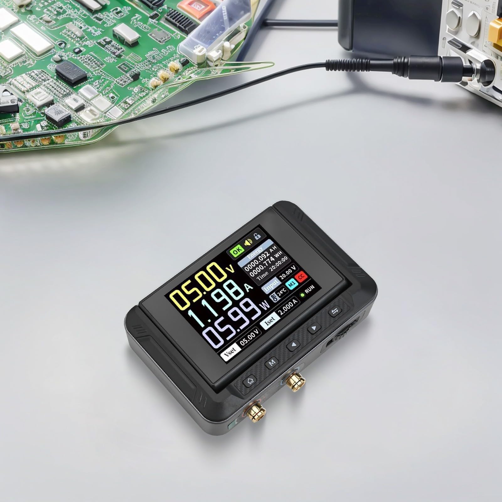DPS-150 Fuente de alimentación CC programable 30V 5A 150W Control digital con pantalla a color PD QC Soporte de carga rápida 8 modos de protección