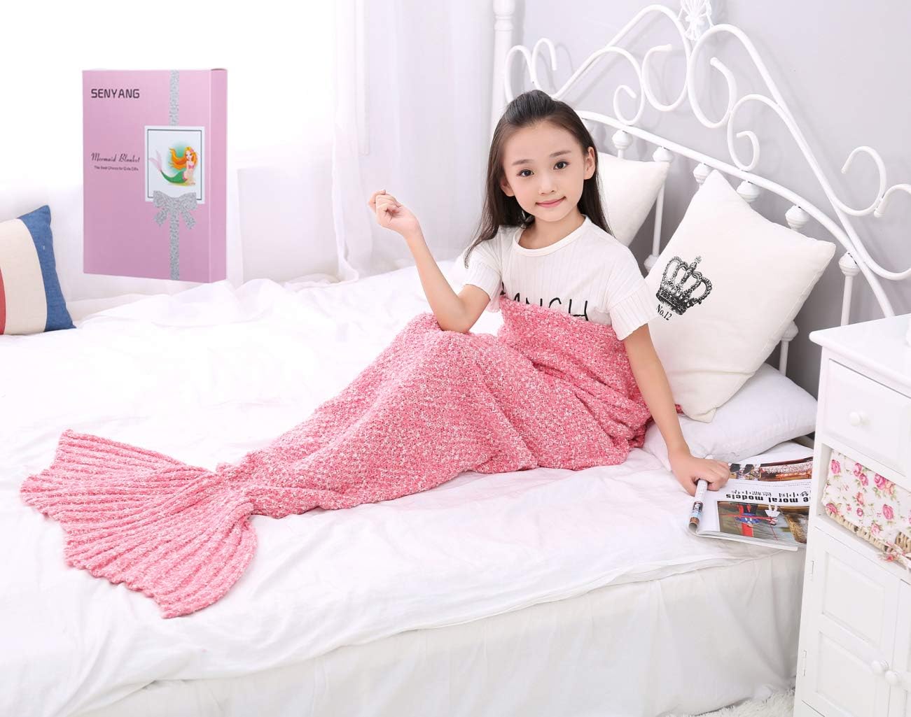 coperta a coda di sirena per ragazze