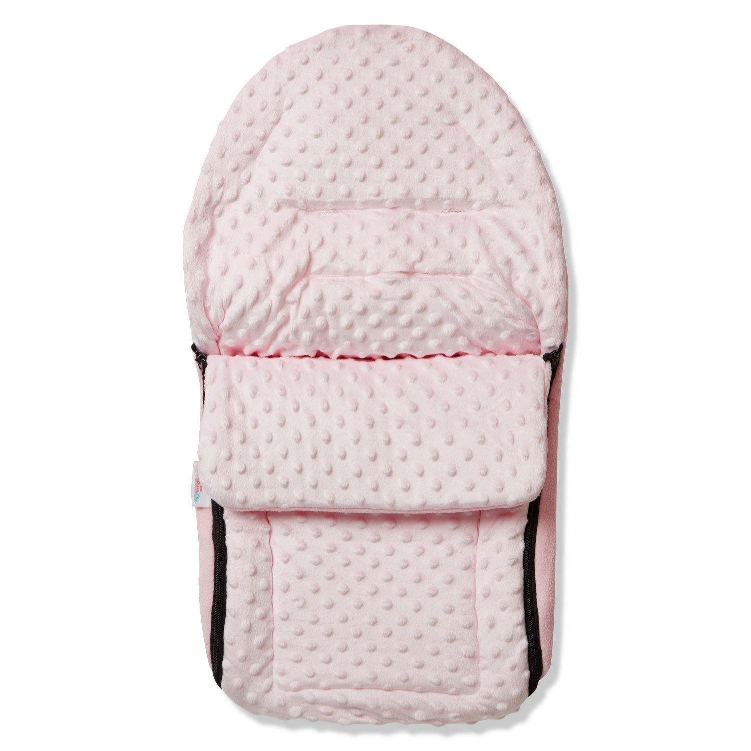 Dimple Car Seat Footmuff/Cosy Toes Compatible with Kids Kargo Duel - Pink