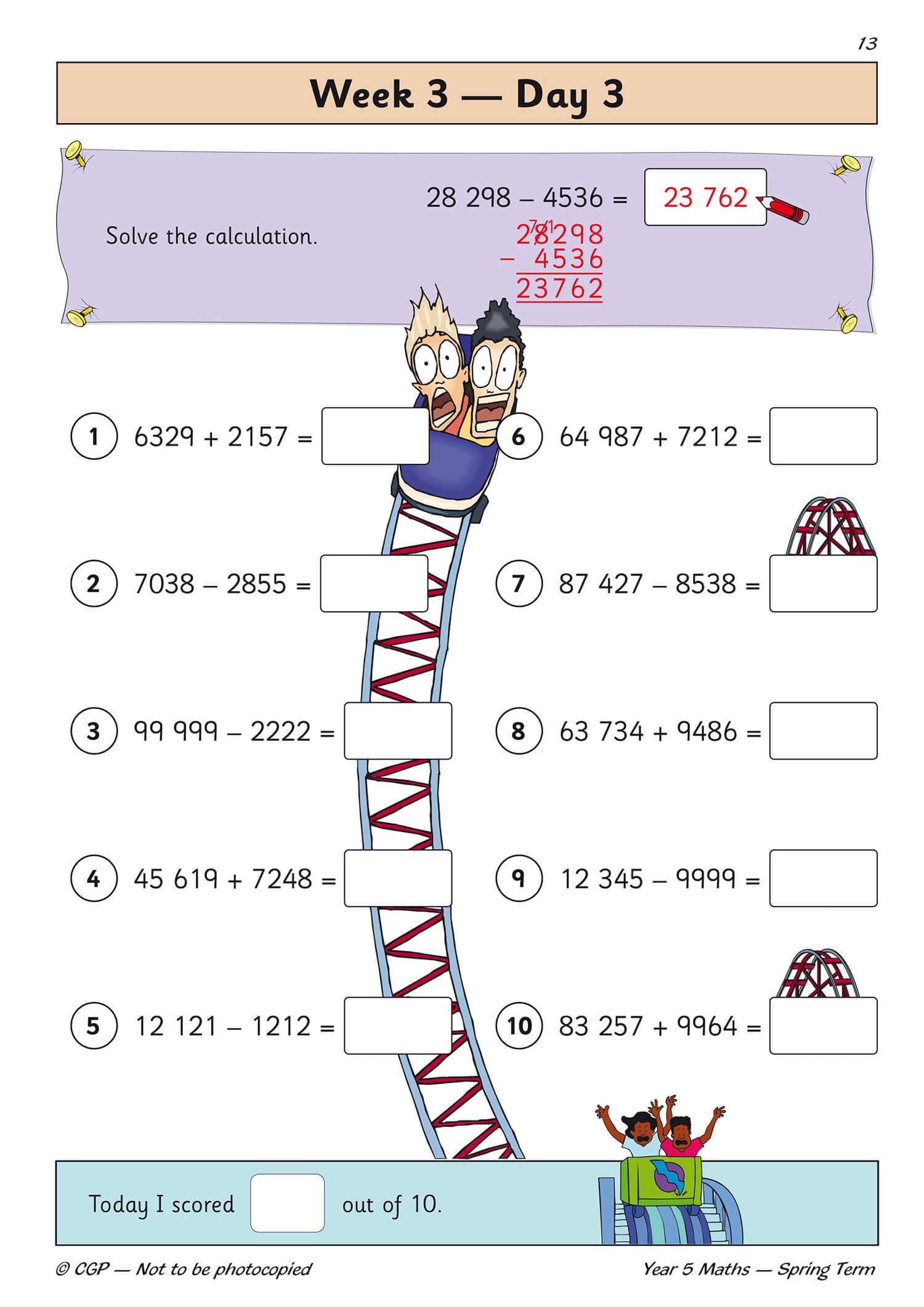 KS2 Maths Year 5 Daily Practice Book: Spring Term