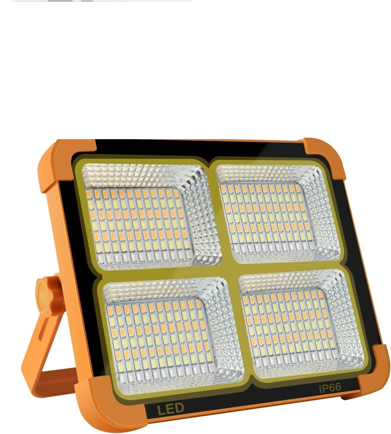 Portable Solar Flood Light Outdoor Waterproof - 100W Rechargeable LED Emergency Light for Home, Indoor Charging Lantern, Solar Street Security Light for Garden, Terrace, Driveway & Camping-image-47