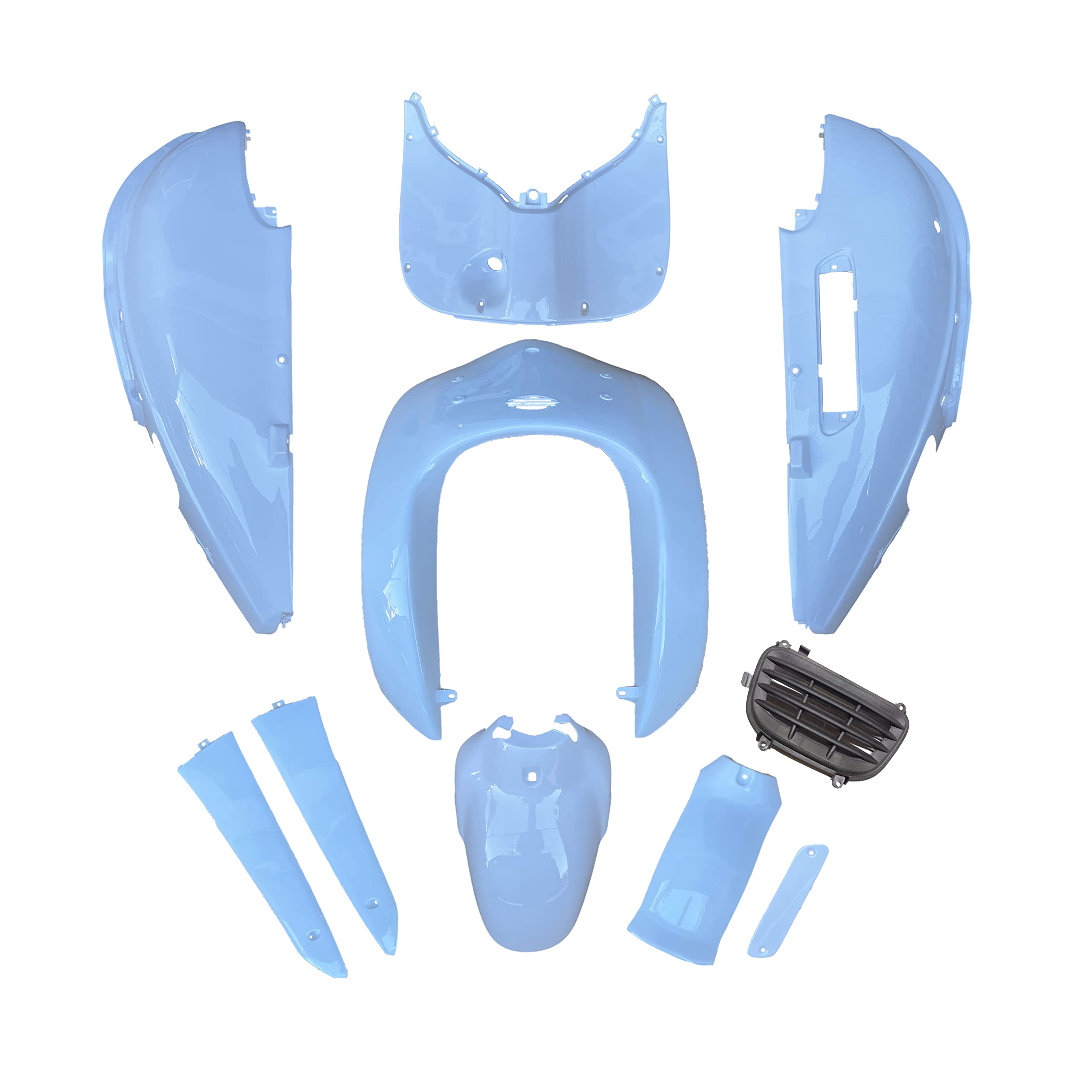 ジョーカー90 ホワイト 外装新品 Amazon | JOKERジョーカー50/90 AF42HF09 外装 カウル ホワイト白 10点