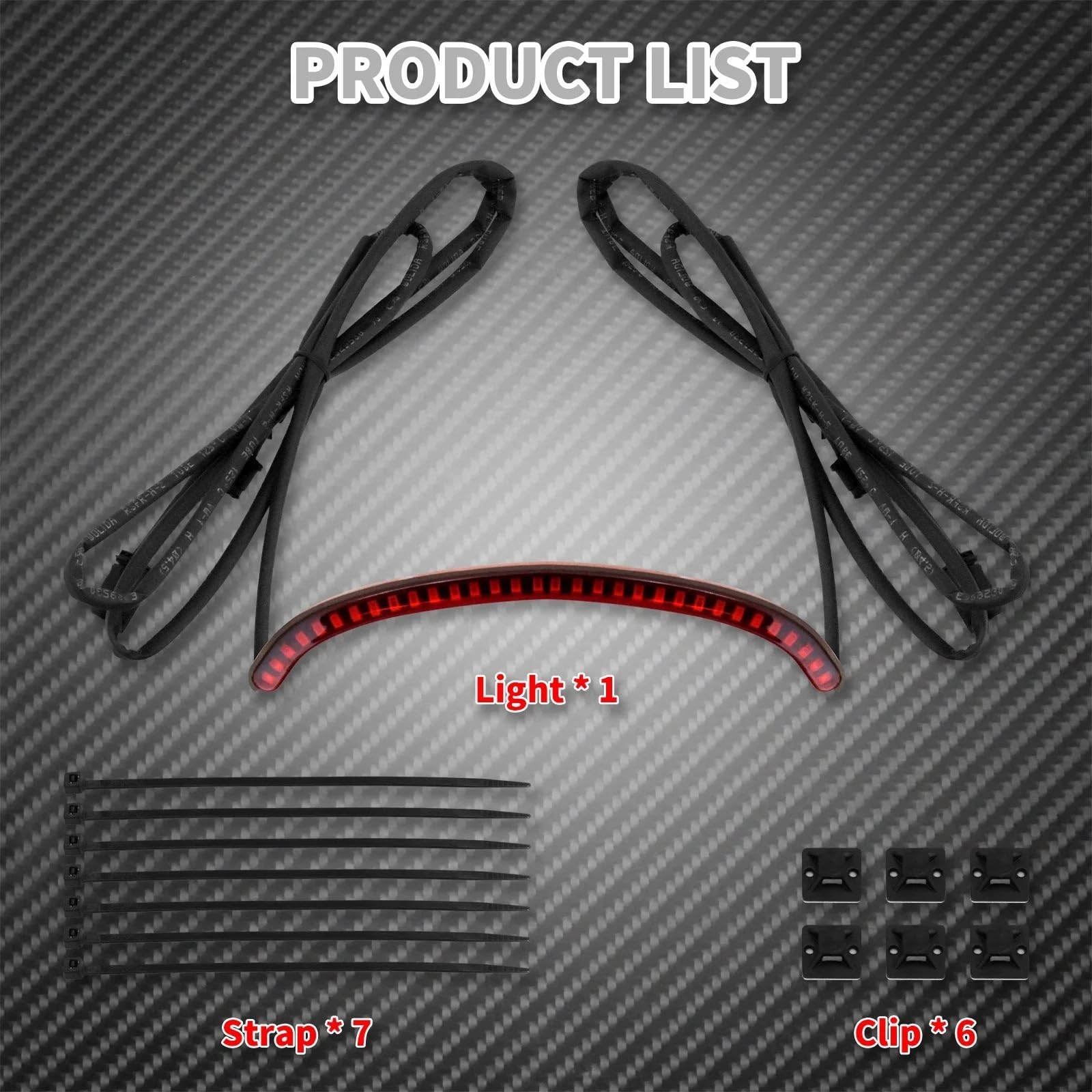 Luce Freno Posteriore Luce Di Freno Posteriore Per Moto LED Coda Indicatori Di Direzione Lampada Da Corsa Per Per Softail Per Street Per Bob Per FXBB 2018 2019 2021 2022