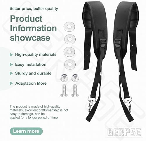 Miniatura 3 de Correas de soplador de mochila/arnés de soplador compatible con ecosopladores PB-260 PB260L PB261L PB-403 PB-403H PB413 PB-460 PB-601 sustituye a