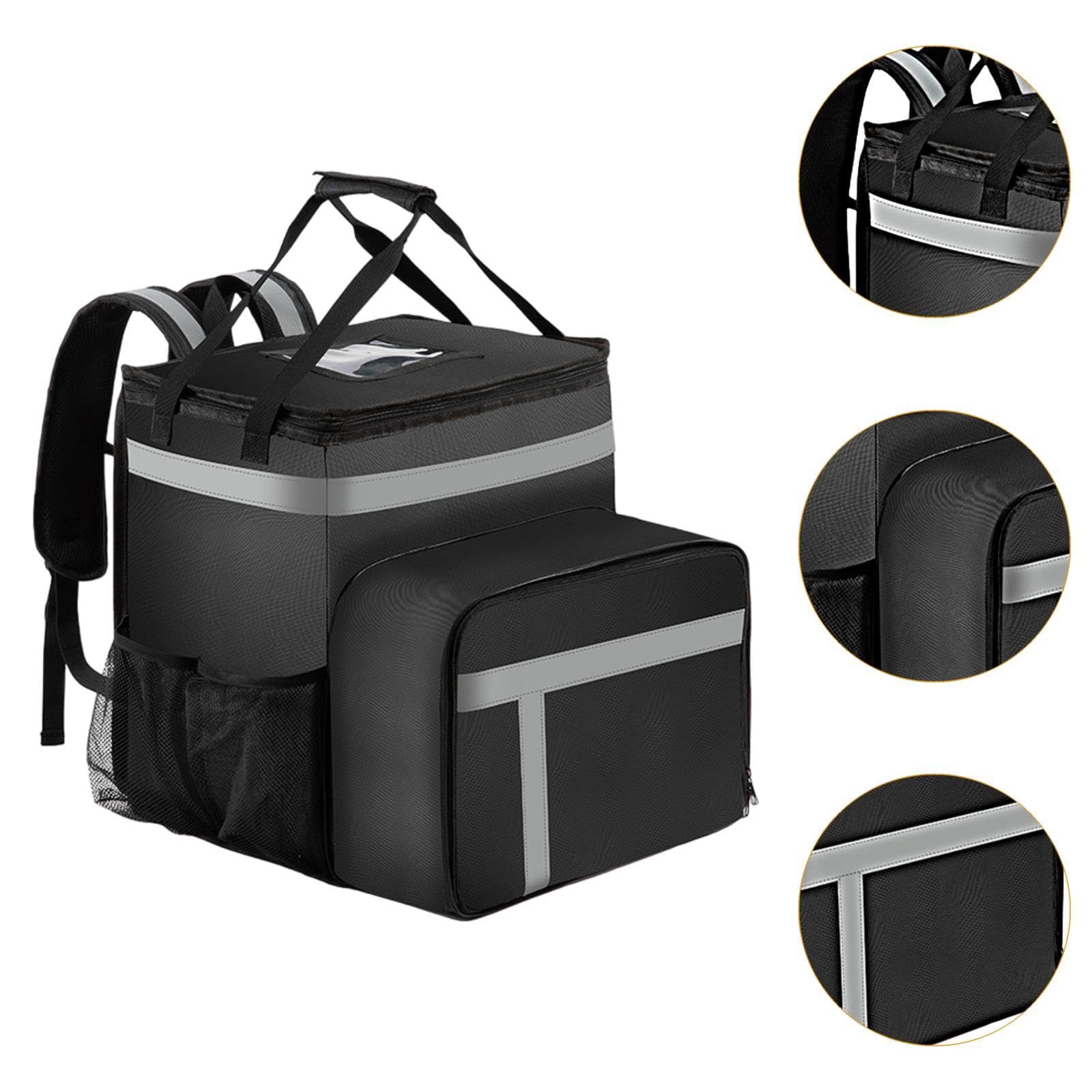 Mochila para Reparto de Comida, Mochila Isotérmica para Reparto de Comida, Bolsa de Transporte de Alimentos, Bolsa Isotérmica para Fiestas de Camping.