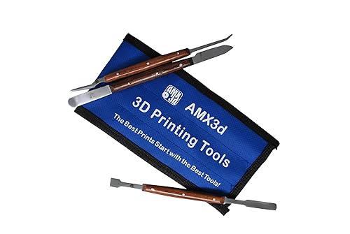 Kit de herramientas de limpieza de impresión 3D de grado profesional - Juego de herramientas de limpieza de impresión de 3 piezas con estuche