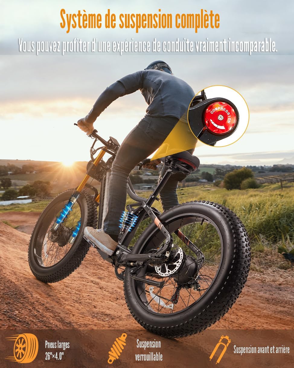 Shengmilo MX05 26 pouces Vélo électrique - Test et Avis