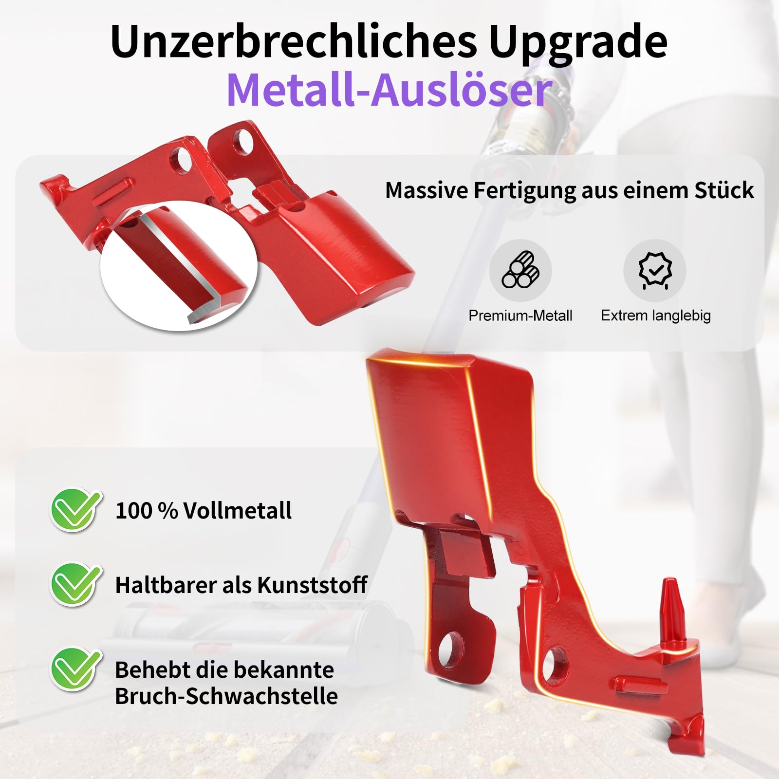 SV14 V11 Metal Schalter-Montagegriff Grundgehäuse für Dyson SV14 Ersatzteil | V11 Gehäuse Griff & Hauptkörper-Montage Ersatzteile (nur für Schraubbatterie) Staubsauger Zubehör Mit Schraubendreher-Satz