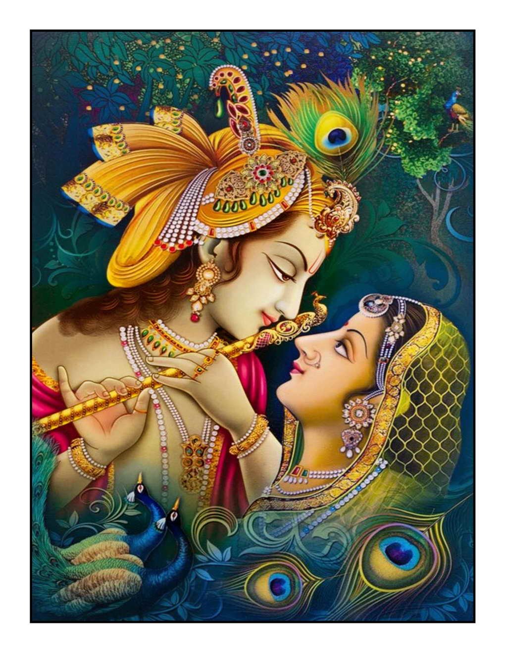 Omart Canvas Texture Wall Painting on 12mm PVC Board