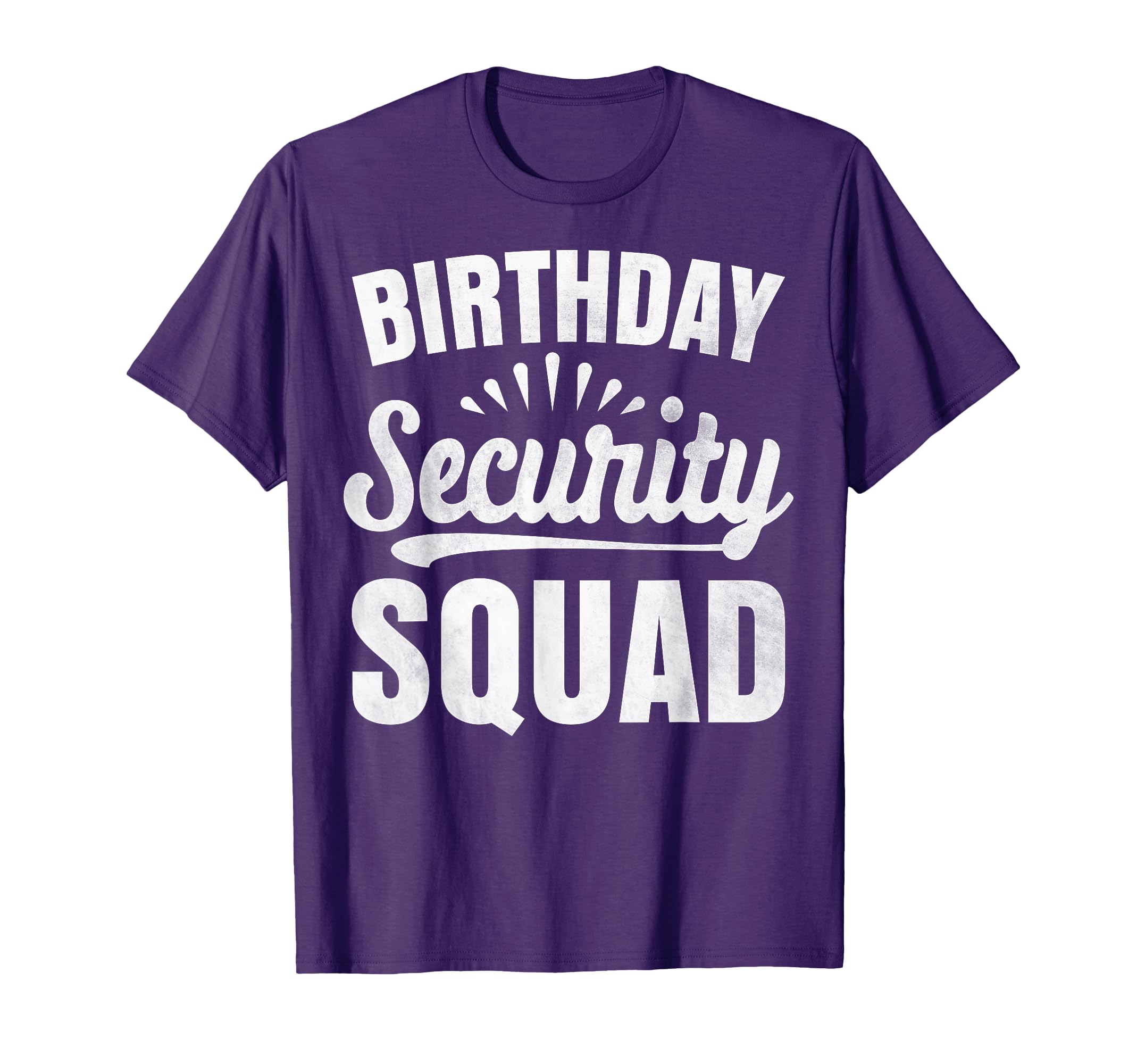 Birthday Security Squad Birthday Party Girl Boy Security T-Shirt