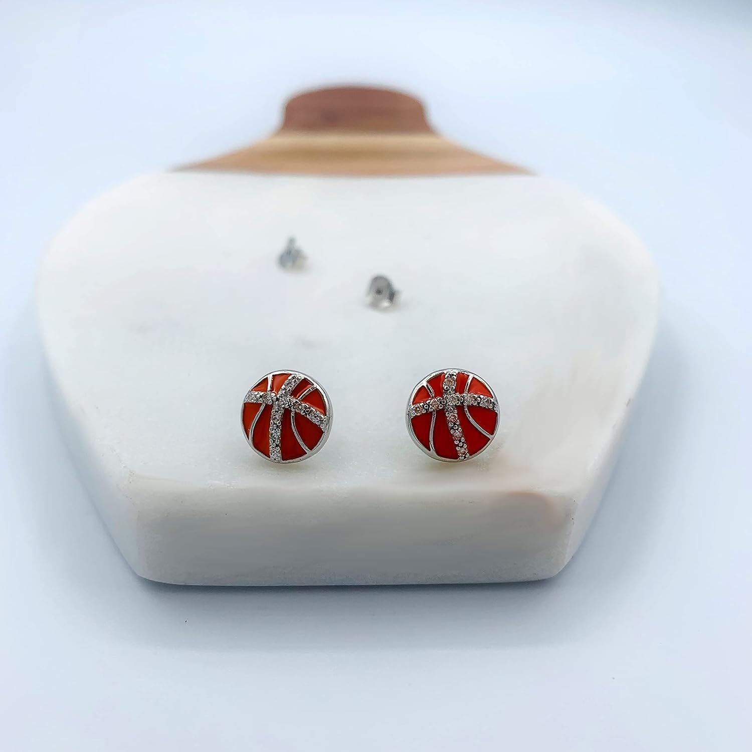 Softball Earrings for Women - Basketball Earrings - Soccer Jewelry - Football, Baseball Studs