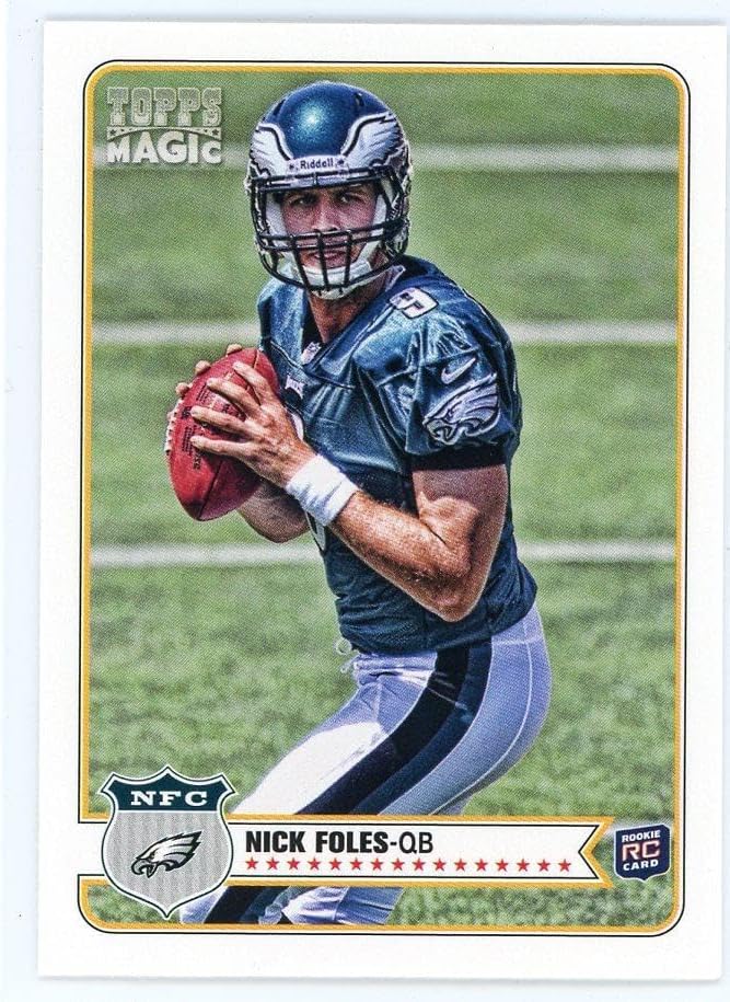 Nick Foles 2012 Topps Magic Mini Rookie Card #97 - Unsigned Football Cards