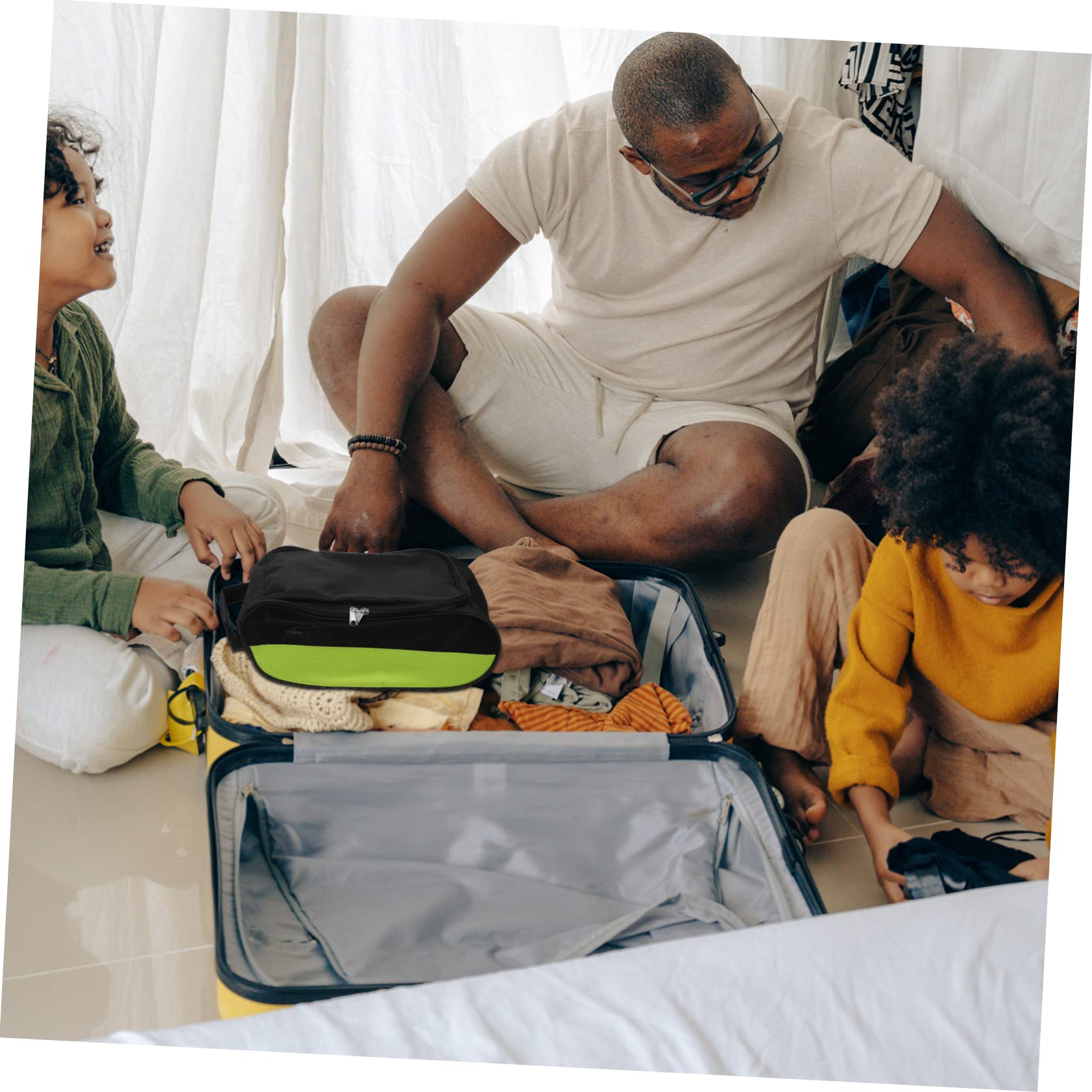 COLLBATH Bolsa De Almacenamiento Bolsas para Zapatos Bolsa De Viaje Llevar Bolso De Mano Estuche para Calzado Deportivo Portador De Zapatos Bolsa De Golf Bolsa De Malla Nylon Viajar Espesar