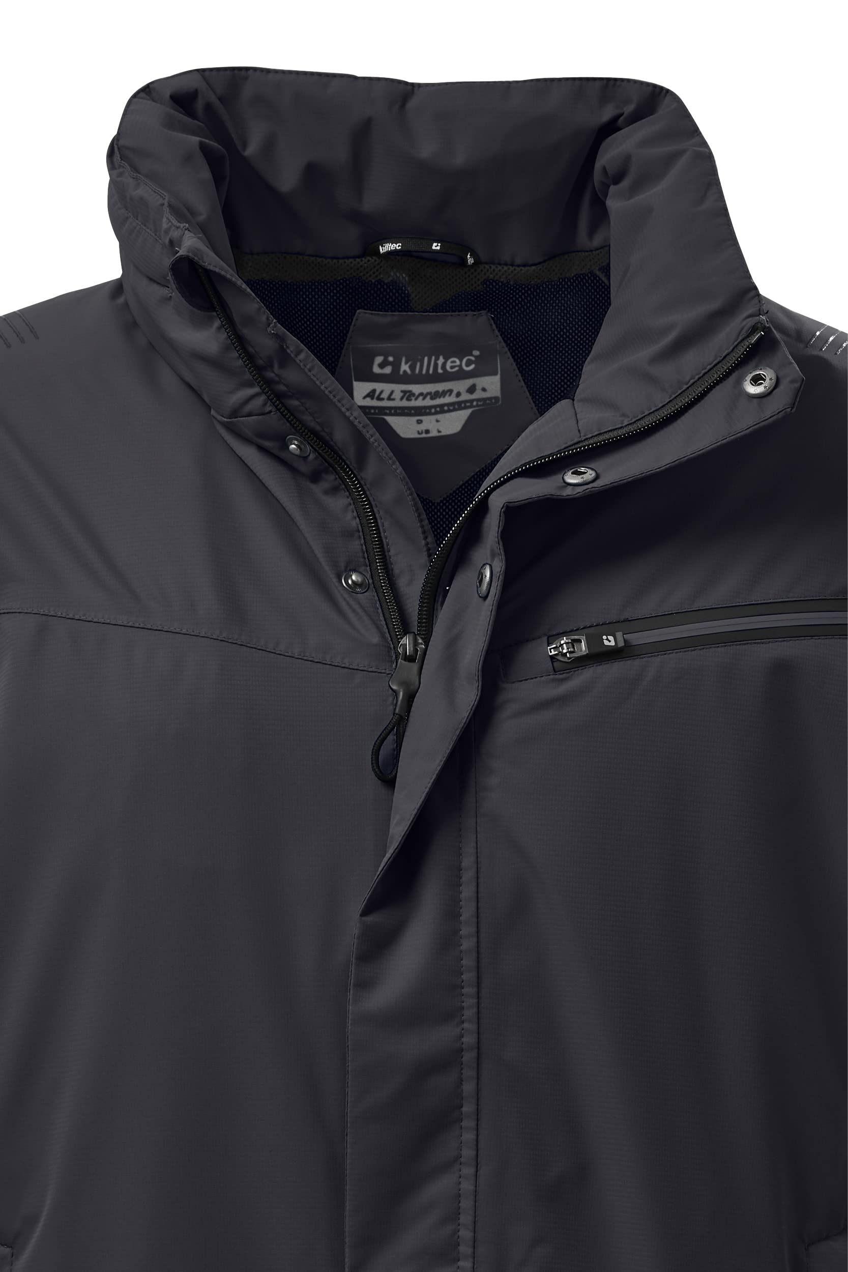 Killtec Kos 26 Mn Jckt Chaqueta funcional con capucha enrollable, plegable Hombre