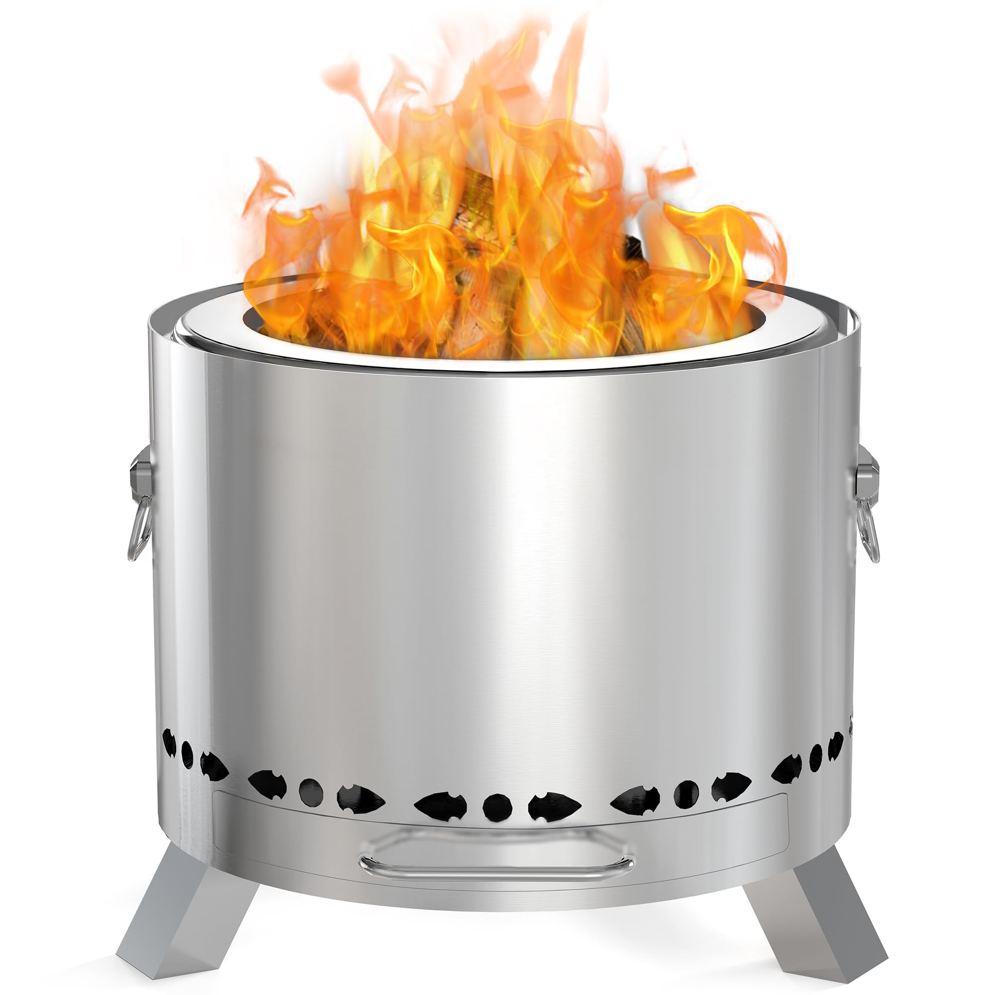 STOCK PHOTO Smokeless Fire Pit, SWIPESMITH Outdoor Fire Pit, 21