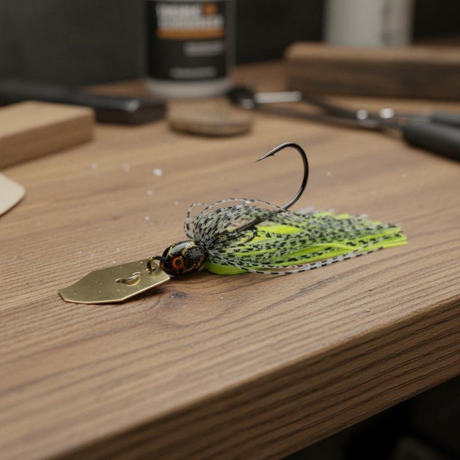 6 Esche Artificiali Bladed Jig Spinnerbait, Esche in Plastica Morbida con Vibrazioni Evidenti E Luci Lampeggianti per Attirare I Lunga Distanz