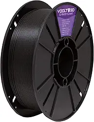 Filamento PETG Preto 1kg - 1.75Mm Voolt 3D Para Impressora 3D