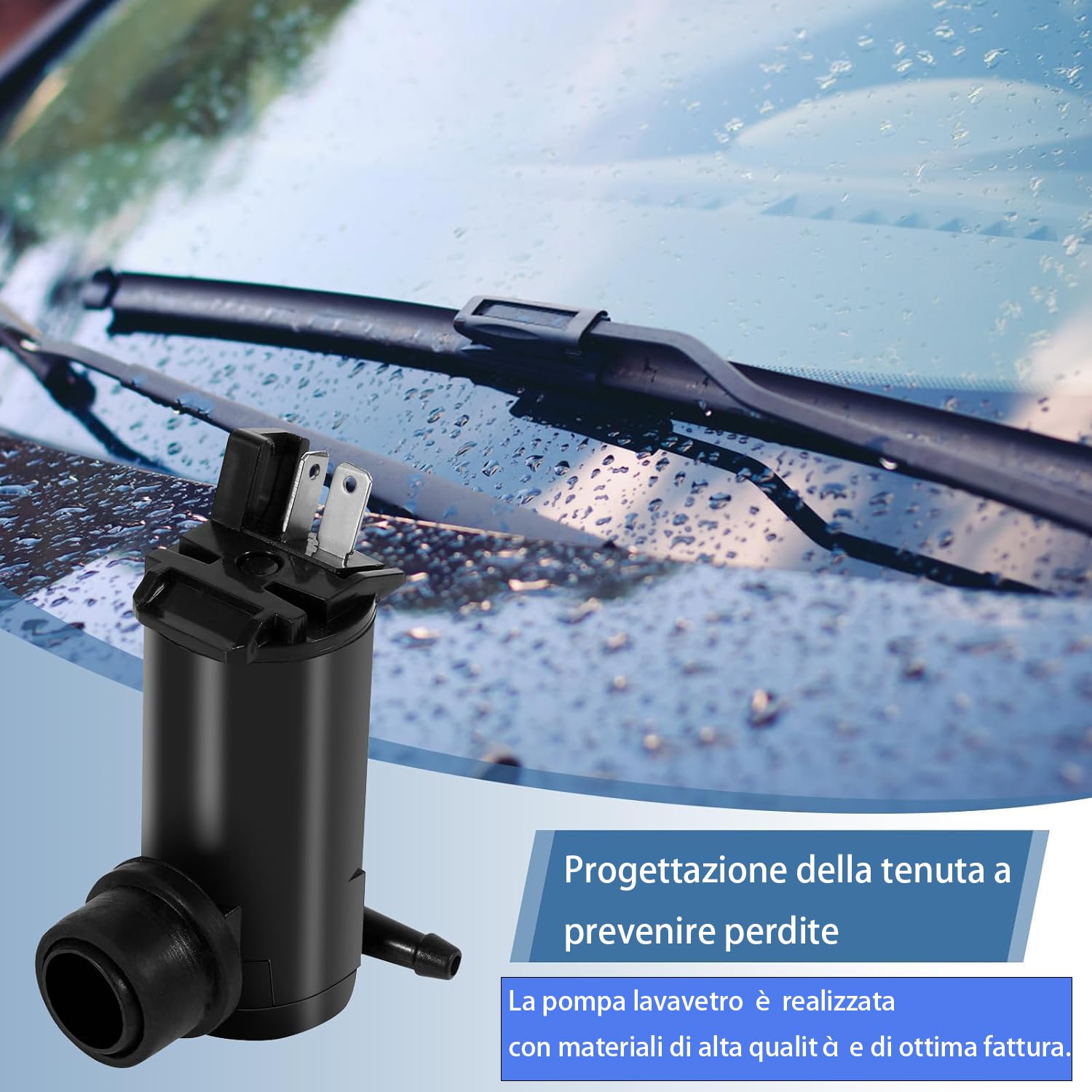 Pompe De Lave-Glace Universelle, Moteur De Pompe à Eau Liquide D'essuie-Glace De Pare-Brise Pour Camion De Bus De Voiture