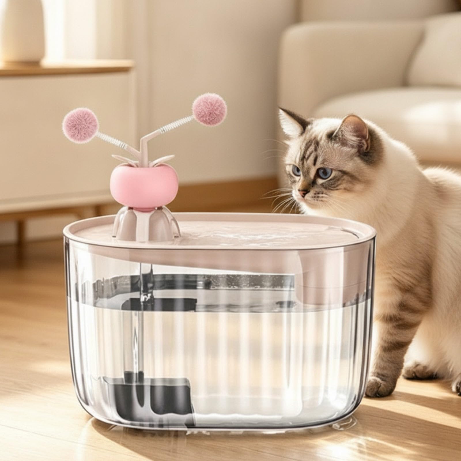 Agua Automática Circulan | Compacta, Automática para Mascotas, Silenciosa, Casa
