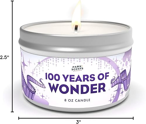 Miniatura 2 de Vela 100 años de maravilla, hermoso olor inspirado en el 100 aniversario de Walt Disney World, hecha a mano en los Estados Unidos, lata de 8 onzas