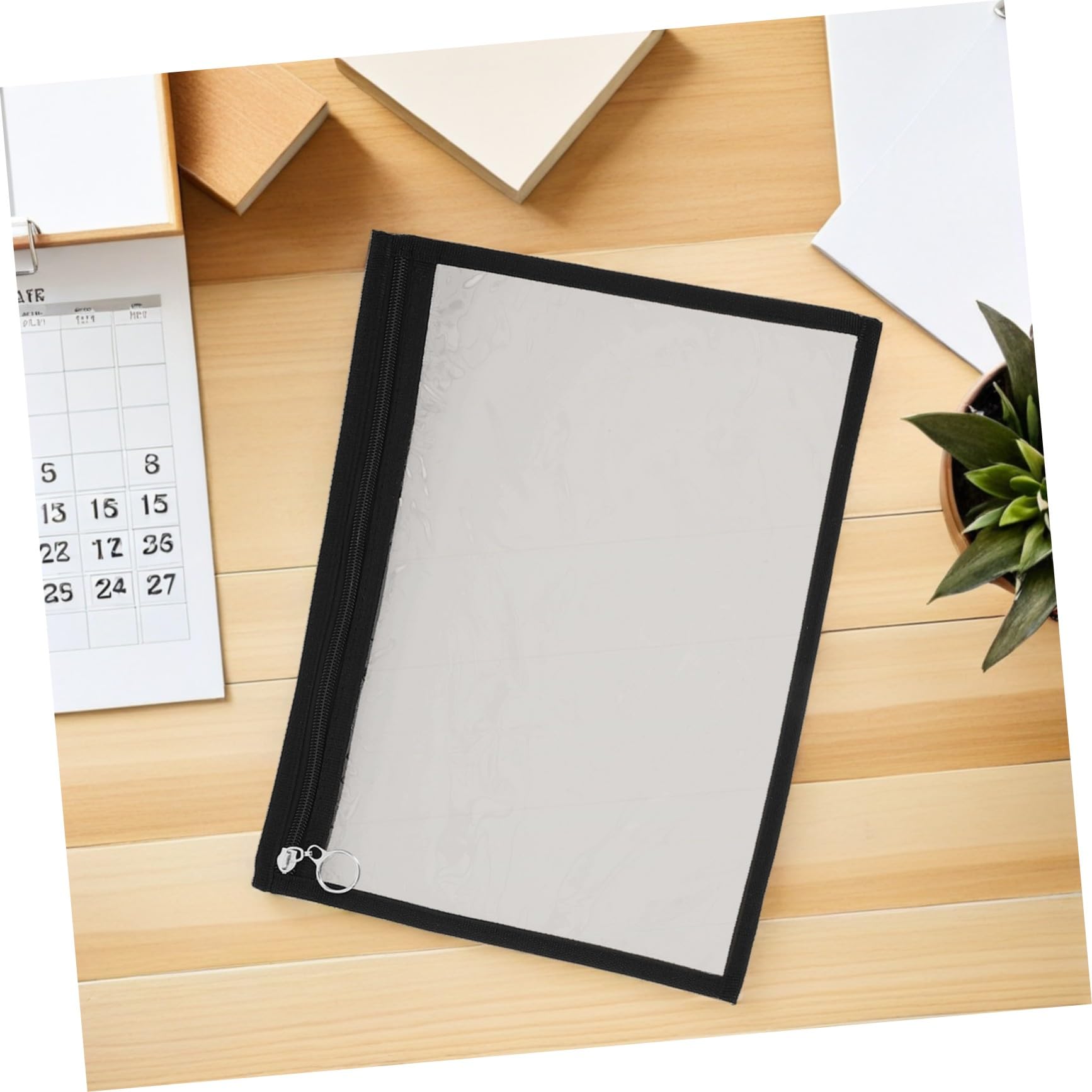 iplusmile 12pezzi Sacchetti Trasparenti Cerniera in Pvc Borse Organizer Per Documenti e Cosmetici Impermeabili e Pratici Per Uso Quotidiano e Viaggio