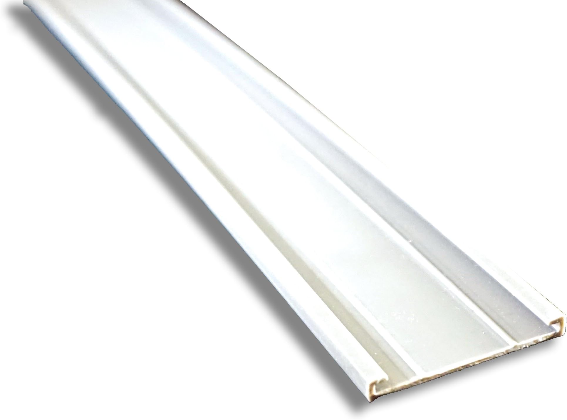 1 1/4" Label Holder / Tag Holder Strip, Sign Holder, C-Channel Design, Clear, 48" length, (pack of 100)