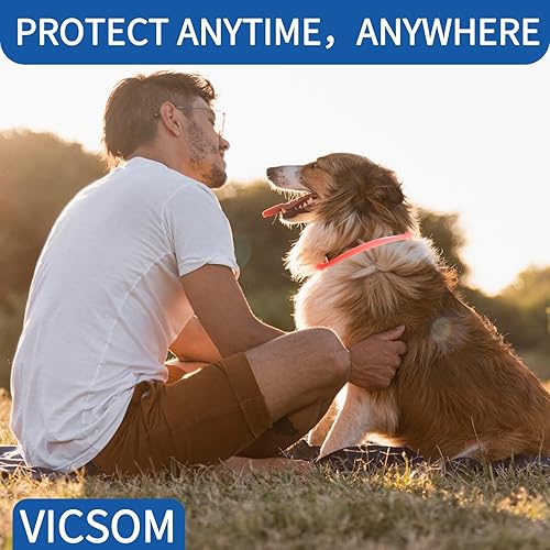 Miniatura 7 de Paquete de 4 collares antipulgas para perros, collar antipulgas y garrapatas de perro de 8 meses, prevención de pulgas y garrapatas para perro,