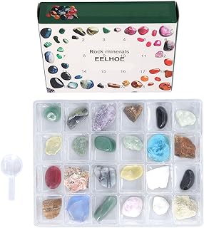 Pssopp Christmas Ore Countdown Calendar, Safe Stress Reliever Christmas Ore Gift for Home (Ore 24 Grids)