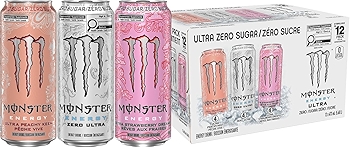 超能量饮料组合装（零卡、桃子鲜香、草莓梦想）