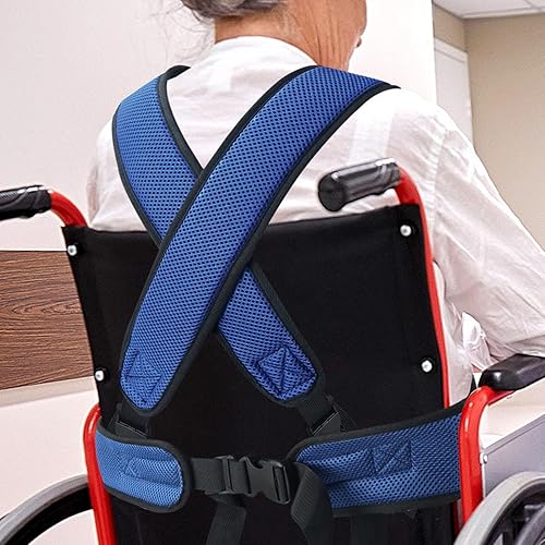 Miniatura 4 de Cinturón de seguridad para silla de ruedas, correas de sujeción médicas, seguridad para ancianos, arnés de silla de ruedas, cinturón de seguridad