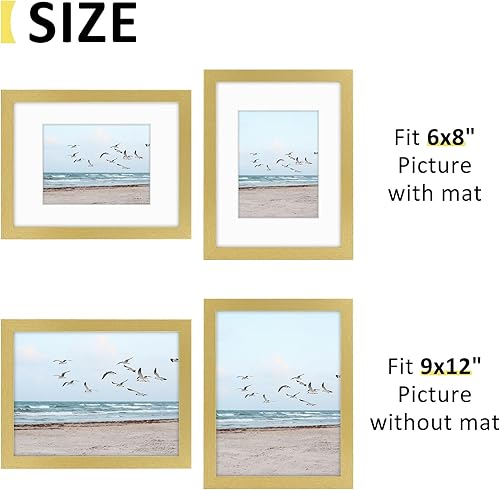 Vista 49 de Frametory, Los marcos de 16 x 20 pulgadas muestran imágenes de 11 x 14 pulgadas con paspartú o fotos de 16 x 20 pulgadas sin paspartú, vidrio Plata